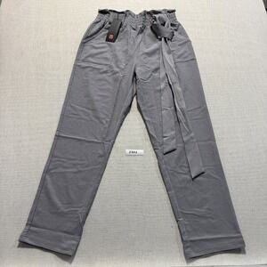 Kancy Kole Paperbag Waist Pants Women Sz M Gray New With Tags